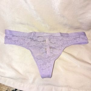 PINK Victoria's Secret Wear Everywhere Lace Thong Panty